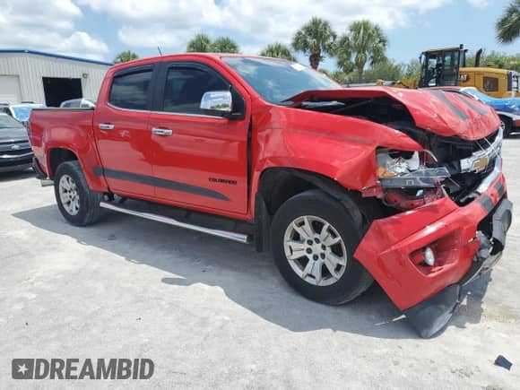 2017 Chevrolet Colorado 2WD LT with VIN 1GCGSCEA7H1218454, listed as a Copart auction lot 45153725 with 108,873 mi miles and Salvage title. Bid and sale history available at DreamBid. Image 4.