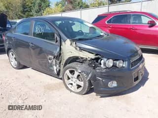 2015 Chevrolet Sonic LTZ with VIN 1G1JE5SB0F4104919, listed as a IAAI auction lot 43424804 with 94,365 mi miles and . Bid and sale history available at DreamBid. Image 1.