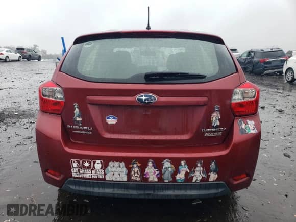 2016 Subaru Impreza 2.0i with VIN JF1GPAA65GH289025, listed as a Copart auction lot 80726325 with 123,495 mi miles and Salvage title. Bid and sale history available at DreamBid. Image 6.