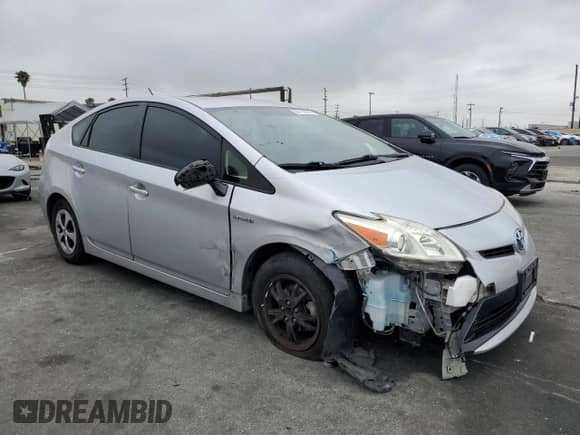 2012 Toyota Prius Four with VIN JTDKN3DU4C1524209, listed as a Copart auction lot 59770795 with 165,143 mi miles and Salvage title. Bid and sale history available at DreamBid. Image 4.
