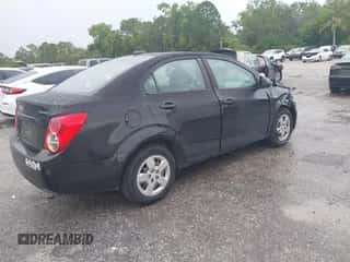 2015 Chevrolet Sonic LS with VIN 1G1JA5SH8F4155746, listed as a IAAI auction lot 43366411 with 101,342 mi miles and . Bid and sale history available at DreamBid. Image 4.