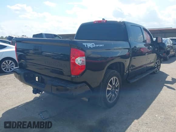 2021 Toyota Tundra SR5 with VIN 5TFEY5F17MX283781, listed as a IAAI auction lot 43207199 with 50,988 mi miles and . Bid and sale history available at DreamBid. Image 4.