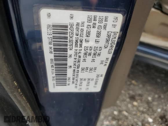 2001 Dodge Caravan SE with VIN 1B4GP253X1B278724, listed as a Copart auction lot 56386365 with 118,226 mi miles and Salvage title. Bid and sale history available at DreamBid. Image 13.