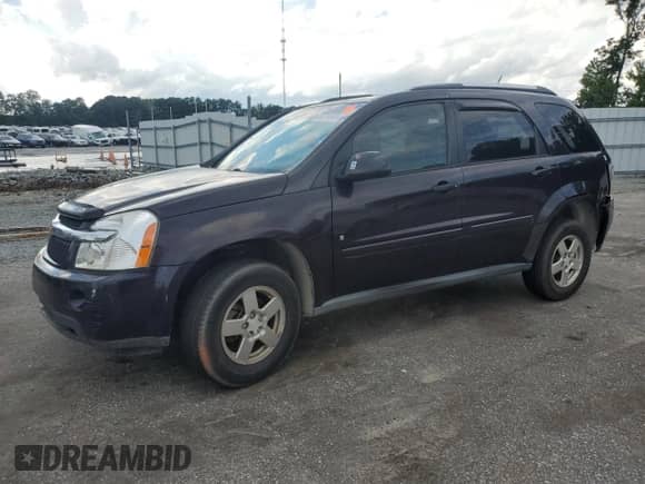 2007 Chevrolet Equinox LT with VIN 2CNDL63FX76020037, listed as a Copart auction lot 68721625 with 292,291 mi miles and Salvage title. Bid and sale history available at DreamBid. Image 1.