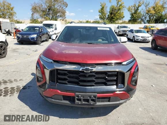 2025 Chevrolet Equinox FWD ACTIV z VIN 3GNAXKEGXSL224245, wystawiony jako Copart lot #84408505 z przebiegiem Nie podano mil oraz Szkoda całkowita • Salvage title. Historia ofert i sprzedaży dostępna na DreamBid. Obrazek 5.