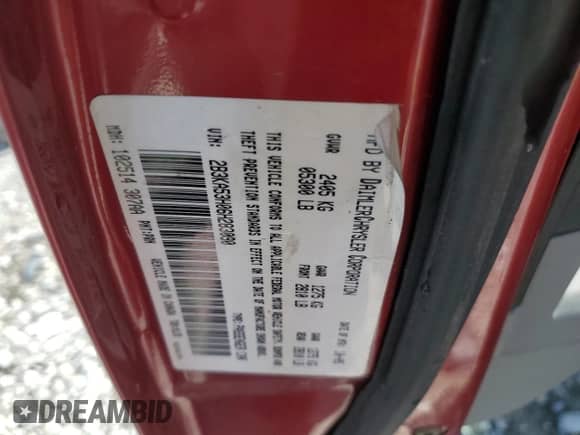 2006 Dodge Charger R/T с VIN 2B3KA53H06H283090, выставлен на аукционе Copart как лот 70828964 с пробегом 164 417 миль миль и Списание • Salvage title. История ставок и продаж доступна на DreamBid. Изображение 12.