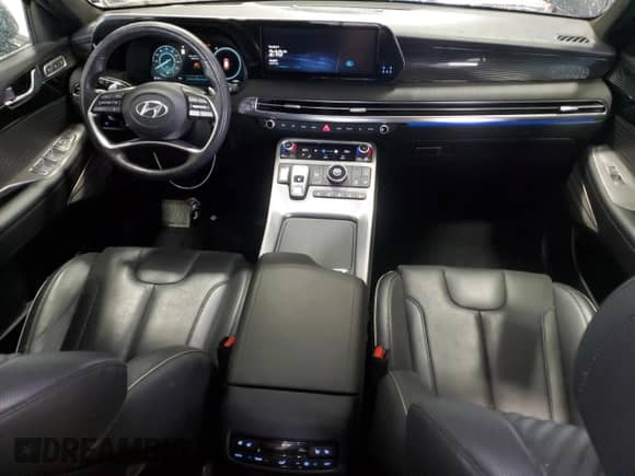 2024 Hyundai Palisade Calligraphy with VIN KM8R74GE9RU691848, listed as a Copart auction lot 85096545 with 13,097 mi miles and Salvage title. Bid and sale history available at DreamBid. Image 8.