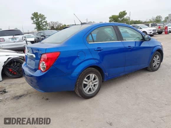 2016 Chevrolet Sonic LT with VIN 1G1JC5SH9G4133346, listed as a IAAI auction lot 43412274 with 197,270 mi miles and . Bid and sale history available at DreamBid. Image 4.