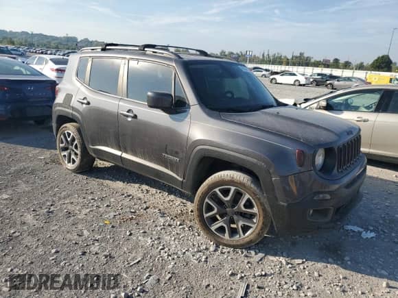 2018 Jeep Renegade Altitude with VIN ZACCJABB7JPH80962, listed as a Copart auction lot 80563415 with Not provided miles and Salvage title. Bid and sale history available at DreamBid. Image 4.
