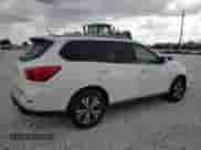 2017 Nissan Pathfinder Platinum with VIN 5N1DR2MM8HC675942, listed as a Copart auction lot 89476425 with 147,098 mi miles and Salvage title. Bid and sale history available at DreamBid. Image 3.