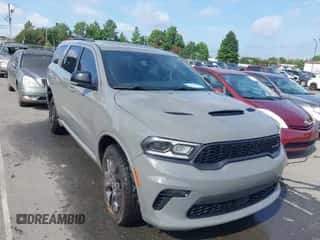2021 Dodge Durango GT Plus with VIN 1C4RDJDG2MC602282, listed as a IAAI auction lot 42754864 with 76,785 mi miles and . Bid and sale history available at DreamBid. Image 1.