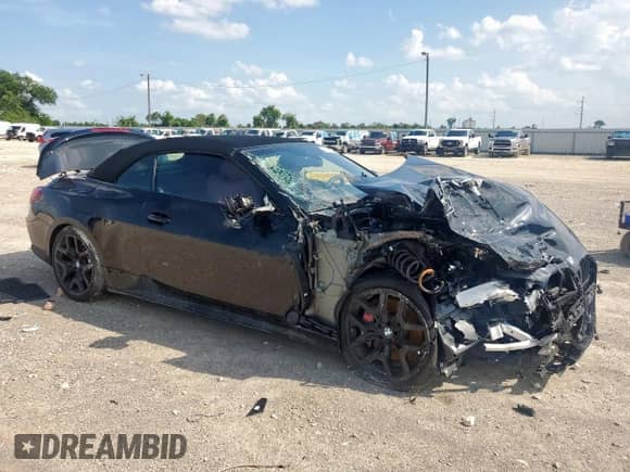 2025 BMW 4 Series M440i with VIN WBA63DB03SCU05063, listed as a Copart auction lot 63879665 with Not provided miles and Salvage title. Bid and sale history available at DreamBid. Image 4.