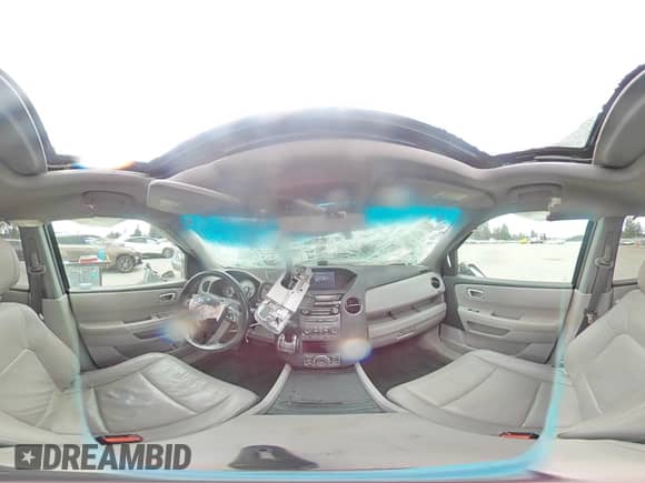 2015 Honda Pilot EX-L with VIN 5FNYF4H77FB013767, listed as a Copart auction lot 56992085 with 106,392 mi miles and Salvage title. Bid and sale history available at DreamBid. Image 16.