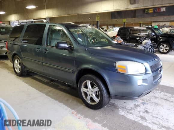 2005 Chevrolet Uplander LT z VIN 1GNDV33L75D163763, wystawiony jako Copart lot #56964365 z przebiegiem 180 522 mil mil oraz Szkoda całkowita • Salvage title. Historia ofert i sprzedaży dostępna na DreamBid. Obrazek 4.