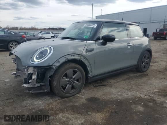 2022 MINI Hardtop Cooper with VIN WMW33DH07N2P64310, listed as a Copart auction lot 89850335 with 17,503 mi miles and Salvage title. Bid and sale history available at DreamBid. Image 1.