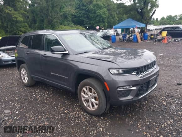2022 Jeep Grand Cherokee Limited with VIN 1C4RJHBG8N8544719, listed as a IAAI auction lot 42883827 with 62,814 mi miles and . Bid and sale history available at DreamBid. Image 13.