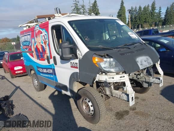 2016 Ram ProMaster Cargo с VIN 3C6TRVNG3GE119966, выставлен на аукционе IAAI как лот 43315248 с пробегом Не указан миль и . История ставок и продаж доступна на DreamBid. Изображение 1.