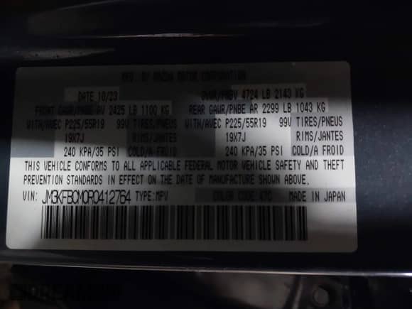 2024 Mazda CX-5 S Preferred z VIN JM3KFBCM0R0412764, wystawiony jako IAAI lot #41623682 z przebiegiem 22 853 mil mil oraz . Historia ofert i sprzedaży dostępna na DreamBid. Obrazek 9.