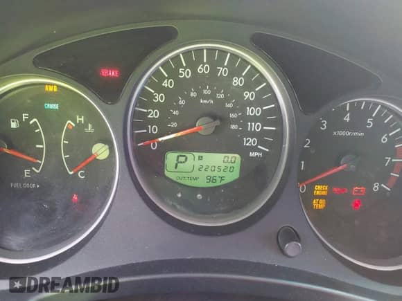 2006 Subaru Forester X with VIN JF1SG65606H724503, listed as a IAAI auction lot 42924143 with 220,520 mi miles and . Bid and sale history available at DreamBid. Image 7.