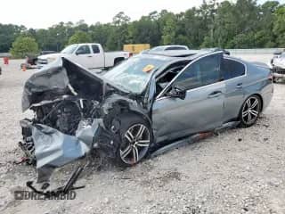 2021 BMW 5 Series 540i with VIN WBA53BJ06MWX20748, listed as a Copart auction lot 71915615 with Not provided miles and Non repairable. Bid and sale history available at DreamBid. Image 1.