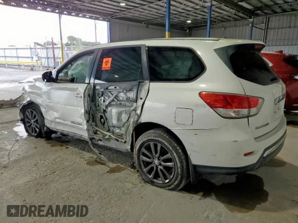 2013 Nissan Pathfinder SL с VIN 5N1AR2MN6DC662256, выставлен на аукционе Copart как лот 80860635 с пробегом Не указан миль и Списание • Salvage title. История ставок и продаж доступна на DreamBid. Изображение 2.