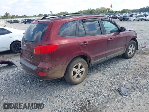 2007 Hyundai Santa Fe GLS with VIN 5NMSG13D17H058007, listed as a IAAI auction lot 43218830 with 275,035 mi miles and . Bid and sale history available at DreamBid. Image 4.