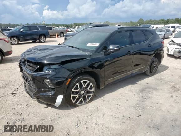 2024 Chevrolet Blazer RS с VIN 3GNKBERS5RS181954, выставлен на аукционе Copart как лот 62336035 с пробегом 10 701 миль миль и Списание • Salvage title. История ставок и продаж доступна на DreamBid. Изображение 1.