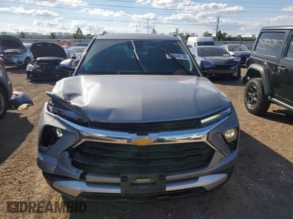 2024 Chevrolet TrailBlazer LT с VIN KL79MRSL1RB086831, выставлен на аукционе Copart как лот 70848135 с пробегом 18 712 миль миль и Списание • Salvage title. История ставок и продаж доступна на DreamBid. Изображение 5.