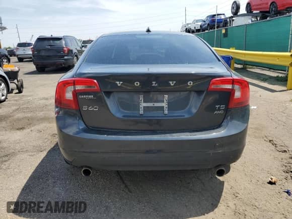 2013 Volvo S60 T5 с VIN YV1612FH9D2200699, выставлен на аукционе Copart как лот 69029905 с пробегом 109 102 миль миль и Списание • Salvage title. История ставок и продаж доступна на DreamBid. Изображение 6.