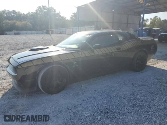 2016 Dodge Challenger R/T Scat Pack with VIN 2C3CDZFJ7GH289829, listed as a Copart auction lot 80906575 with 54,408 mi miles and Salvage title. Bid and sale history available at DreamBid. Image 1.