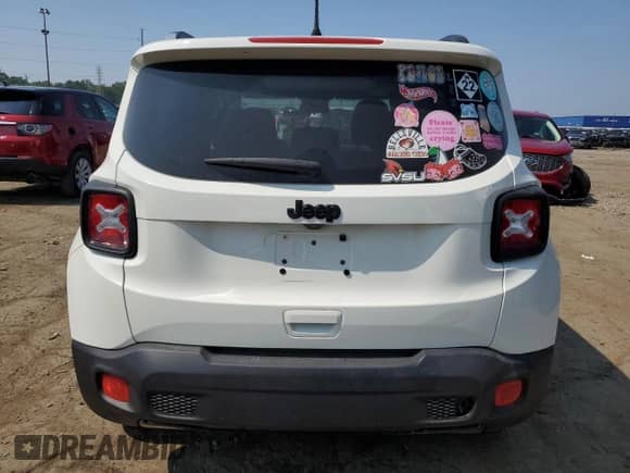 2018 Jeep Renegade Latitude with VIN ZACCJABBXJPH69227, listed as a Copart auction lot 68416925 with 95,962 mi miles and Salvage title. Bid and sale history available at DreamBid. Image 6.