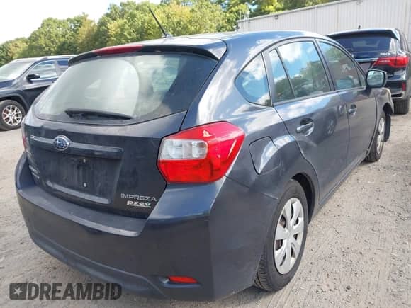 2012 Subaru Impreza 2.0i with VIN JF1GPAA64CH225794, listed as a IAAI auction lot 43356360 with 198,536 mi miles and . Bid and sale history available at DreamBid. Image 4.