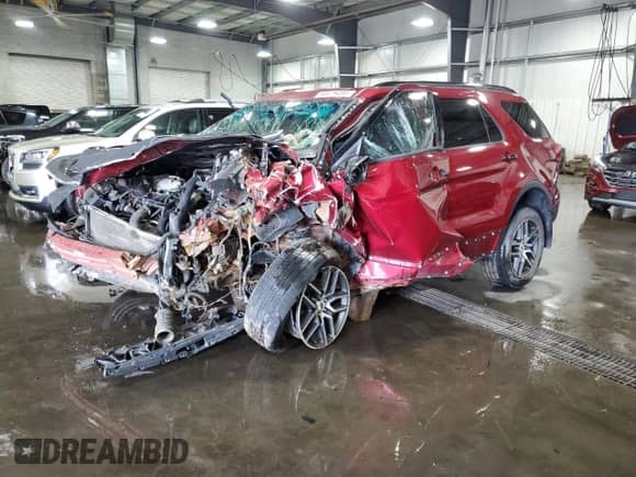 2017 Ford Explorer Sport with VIN 1FM5K8GT2HGA02135, listed as a Copart auction lot 80476495 with 111,160 mi miles and Non repairable. Bid and sale history available at DreamBid. Image 1.