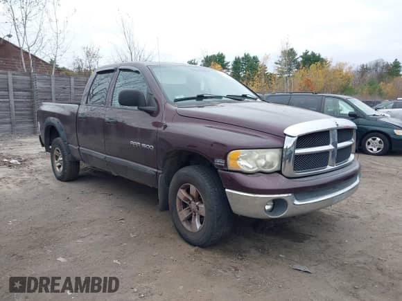 2004 Dodge 1500 SLT z VIN 1D7HU18D34S738668, wystawiony jako IAAI lot #43552508 z przebiegiem Nie podano mil oraz . Historia ofert i sprzedaży dostępna na DreamBid. Obrazek 1.