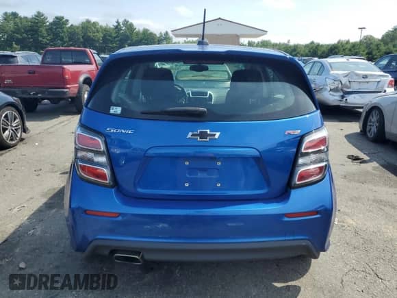 2019 Chevrolet Sonic LT z VIN 1G1JD6SB4K4144861, wystawiony jako Copart lot #63365475 z przebiegiem 70 255 mil mil oraz Szkoda całkowita • Salvage title. Historia ofert i sprzedaży dostępna na DreamBid. Obrazek 6.
