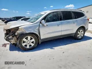 2012 Chevrolet Traverse 2LT with VIN 1GNKRJEDXCJ116828, listed as a Copart auction lot 66215015 with Not provided miles and Salvage title. Bid and sale history available at DreamBid. Image 1.