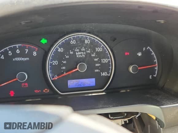 2010 Hyundai Elantra GLS with VIN KMHDU4AD1AU109815, listed as a Copart auction lot 86591425 with 152,842 mi miles and Salvage title. Bid and sale history available at DreamBid. Image 9.