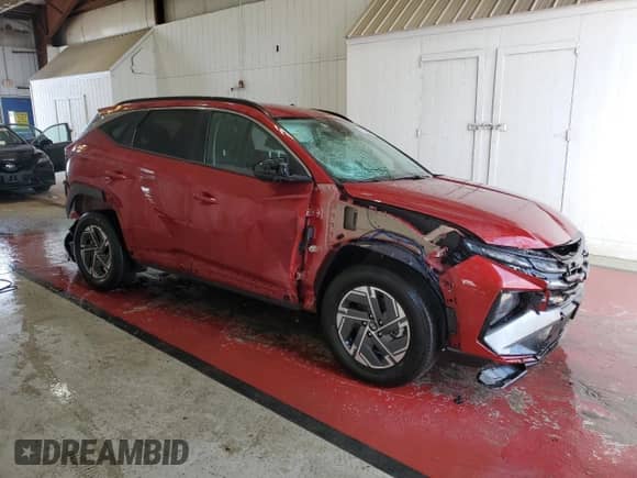 2025 Hyundai Tucson Blue с VIN KM8JBDD13SU268704, выставлен на аукционе Copart как лот 63569175 с пробегом 17 230 миль миль и Списание • Salvage title. История ставок и продаж доступна на DreamBid. Изображение 4.