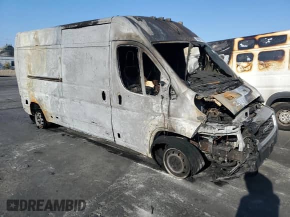 2021 Ram ProMaster Cargo with VIN 3C6LRVDG7ME512866, listed as a Copart auction lot 74060884 with Not provided miles and Non repairable. Bid and sale history available at DreamBid. Image 4.