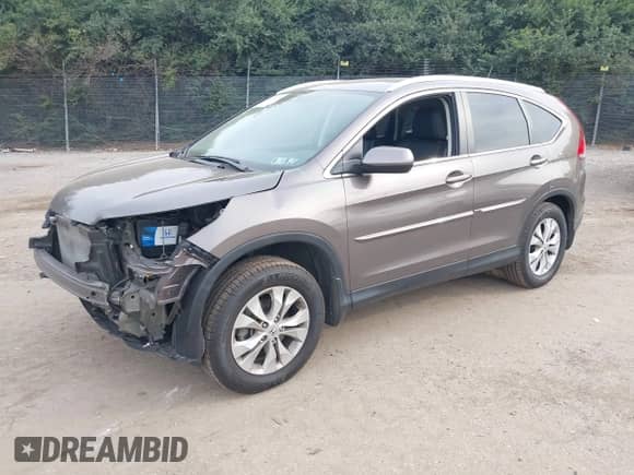 2014 Honda CR-V EX-L с VIN 2HKRM4H75EH634855, выставлен на аукционе IAAI как лот 43290724 с пробегом 54 502 миль миль и . История ставок и продаж доступна на DreamBid. Изображение 2.