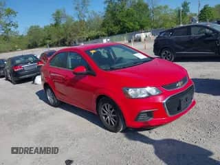 2018 Chevrolet Sonic LT with VIN 1G1JD5SB9J4126235, listed as a IAAI auction lot 42225764 with 59,470 mi miles and . Bid and sale history available at DreamBid. Image 1.