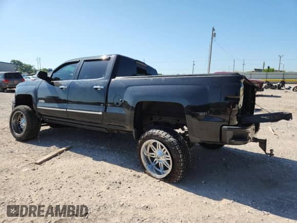 2014 Chevrolet Silverado 1500 High Country with VIN 3GCUKTEJ2EG416827, listed as a Copart auction lot 64126605 with Not provided miles and Salvage title. Bid and sale history available at DreamBid. Image 2.
