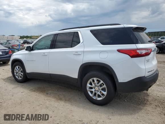 2021 Chevrolet Traverse LT Cloth with VIN 1GNEVGKW5MJ257146, listed as a Copart auction lot 60530574 with 73,760 mi miles and Salvage title. Bid and sale history available at DreamBid. Image 2.