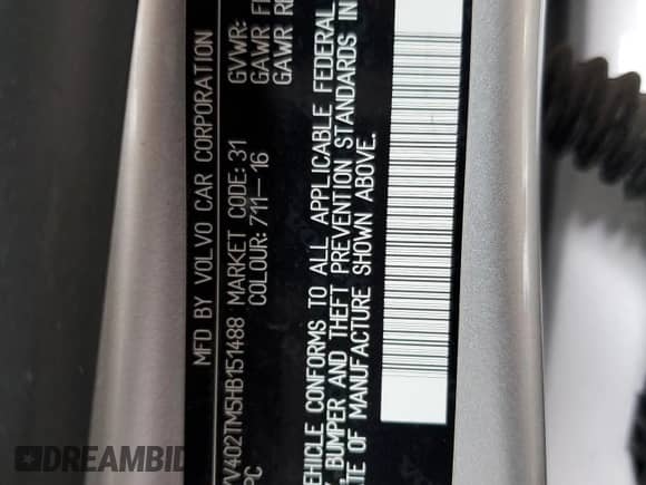 2017 Volvo S60 Inscription Platinum с VIN LYV402TM5HB151488, выставлен на аукционе Copart как лот 45428975 с пробегом 92 162 миль миль и Списание • Salvage title. История ставок и продаж доступна на DreamBid. Изображение 12.
