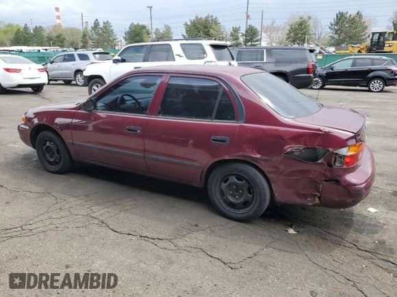 1998 Chevrolet Prizm Lsi z VIN 1Y1SK5287WZ416274, wystawiony jako Copart lot #54705335 z przebiegiem 103 304 mil mil oraz Szkoda całkowita • Salvage title. Historia ofert i sprzedaży dostępna na DreamBid. Obrazek 2.