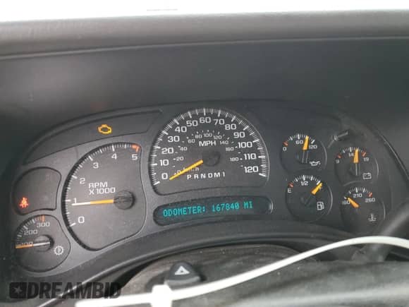 2006 Chevrolet Silverado 3500 DRW LT3 with VIN 1GCJK33D26F267824, listed as a Copart auction lot 86400294 with 167,840 mi miles and Salvage title. Bid and sale history available at DreamBid. Image 9.