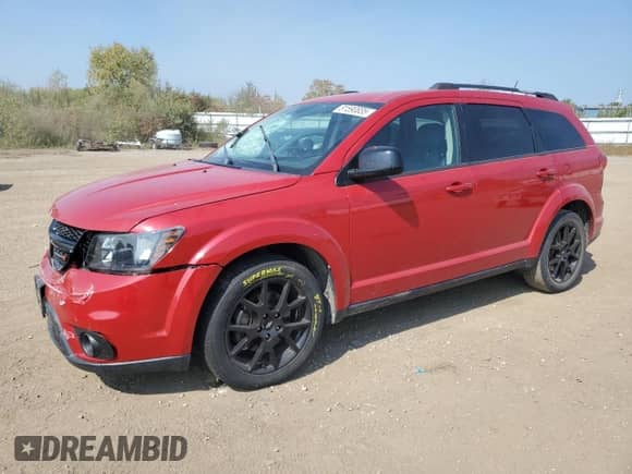 2018 Dodge Journey GT with VIN 3C4PDCEG9JT340407, listed as a Copart auction lot 81590835 with 89,222 mi miles and Salvage title. Bid and sale history available at DreamBid. Image 1.