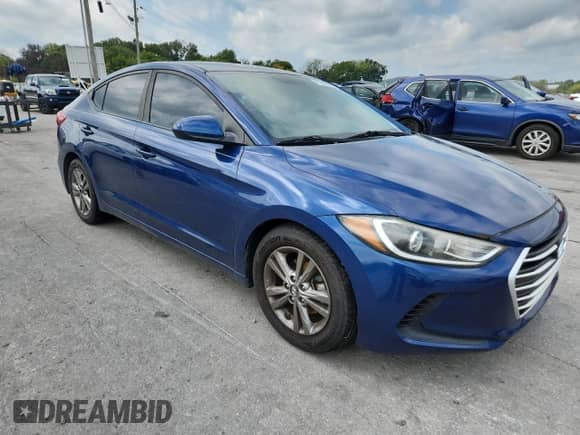 2017 Hyundai Elantra Limited with VIN 5NPD84LF1HH075127, listed as a Copart auction lot 71285375 with 152,790 mi miles and Clean title. Bid and sale history available at DreamBid. Image 4.