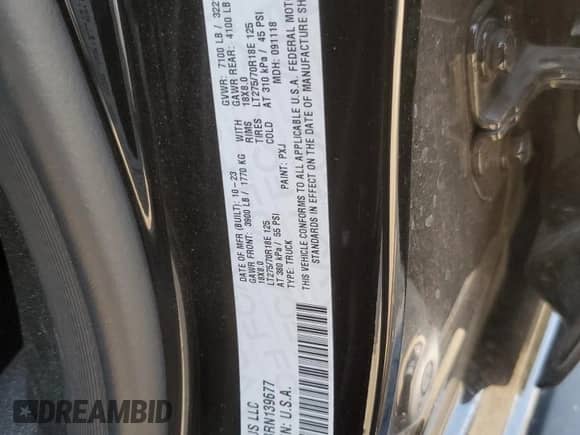 2024 Ram 1500 Rebel z VIN 1C6SRFLT8RN139677, wystawiony jako Copart lot #51425535 z przebiegiem 35 960 mil mil oraz Szkoda całkowita • Salvage title. Historia ofert i sprzedaży dostępna na DreamBid. Obrazek 12.