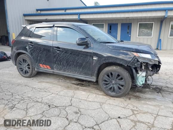 2020 Mitsubishi Outlander ES with VIN JA4AR3AU2LU020187, listed as a Copart auction lot 81182715 with 88,226 mi miles and Salvage title. Bid and sale history available at DreamBid. Image 4.